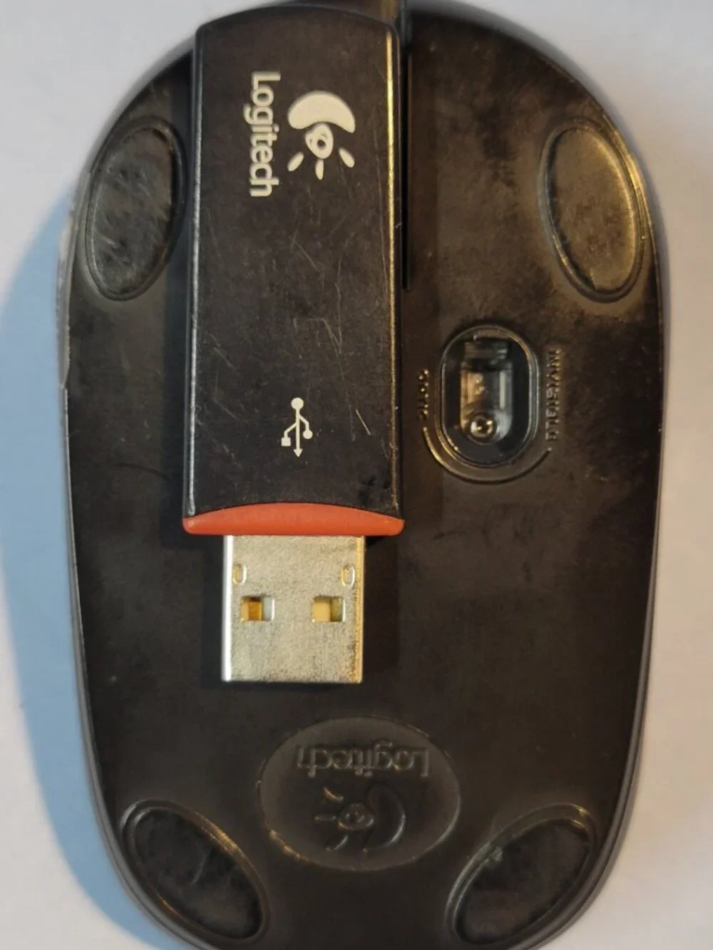 Logitech M-RBS136 USB Wireless Optical Mouse with Receiver